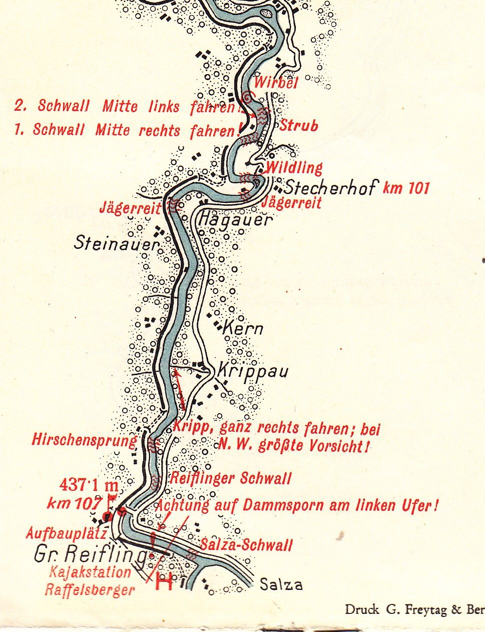 Faltbootführer Enns 1935