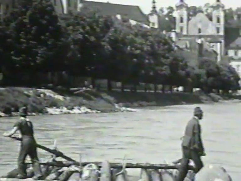 Floß in Steyr 1943