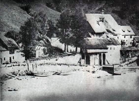 Flößertaverne Kasten in Weyer ca. 1875