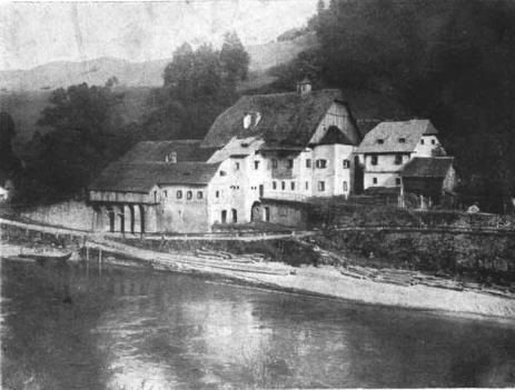 Flößertaverne Kasten bei Weyer 1917